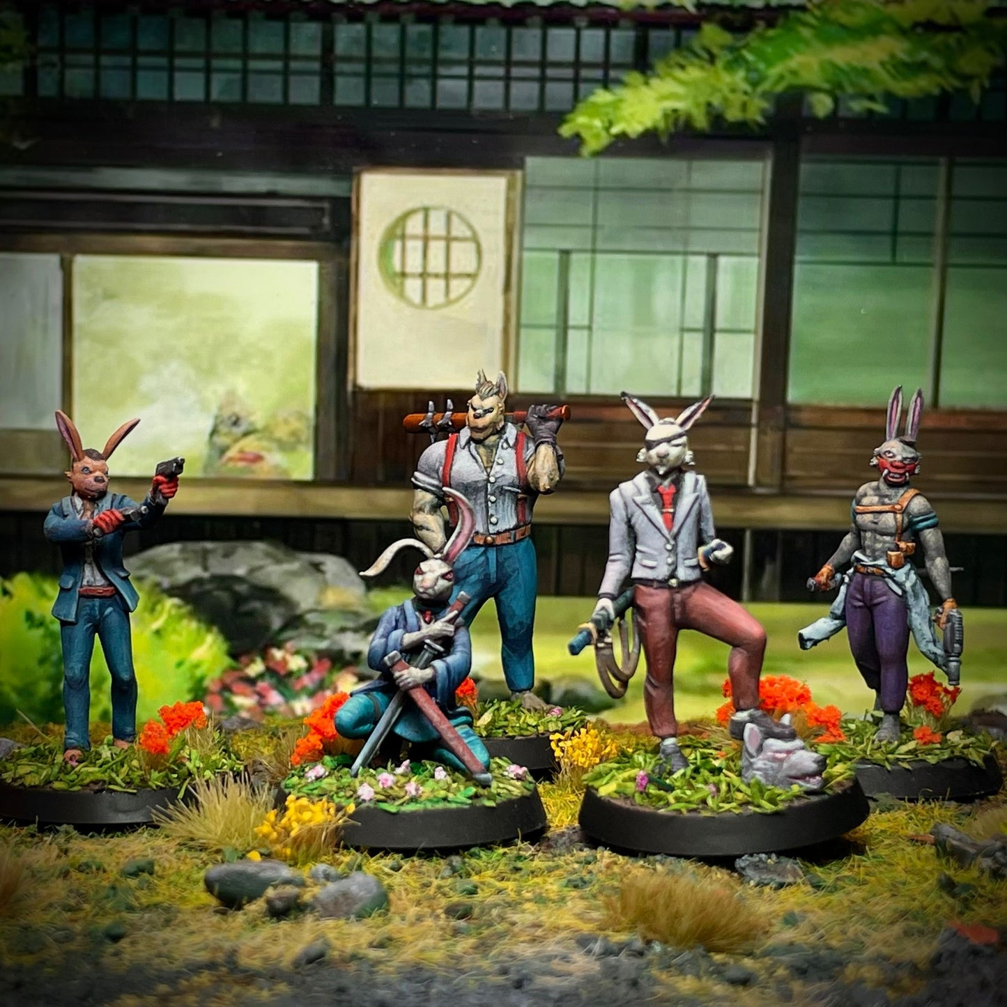 Banda en miniaturas de la Zanahoria Verde