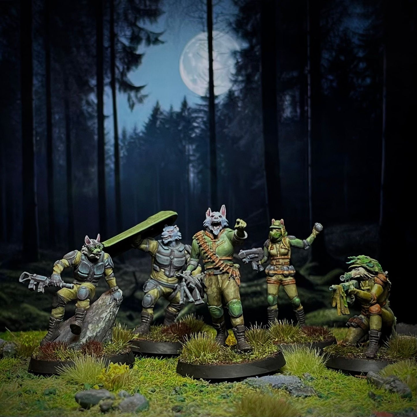 Miniaturas banda de la zarpa