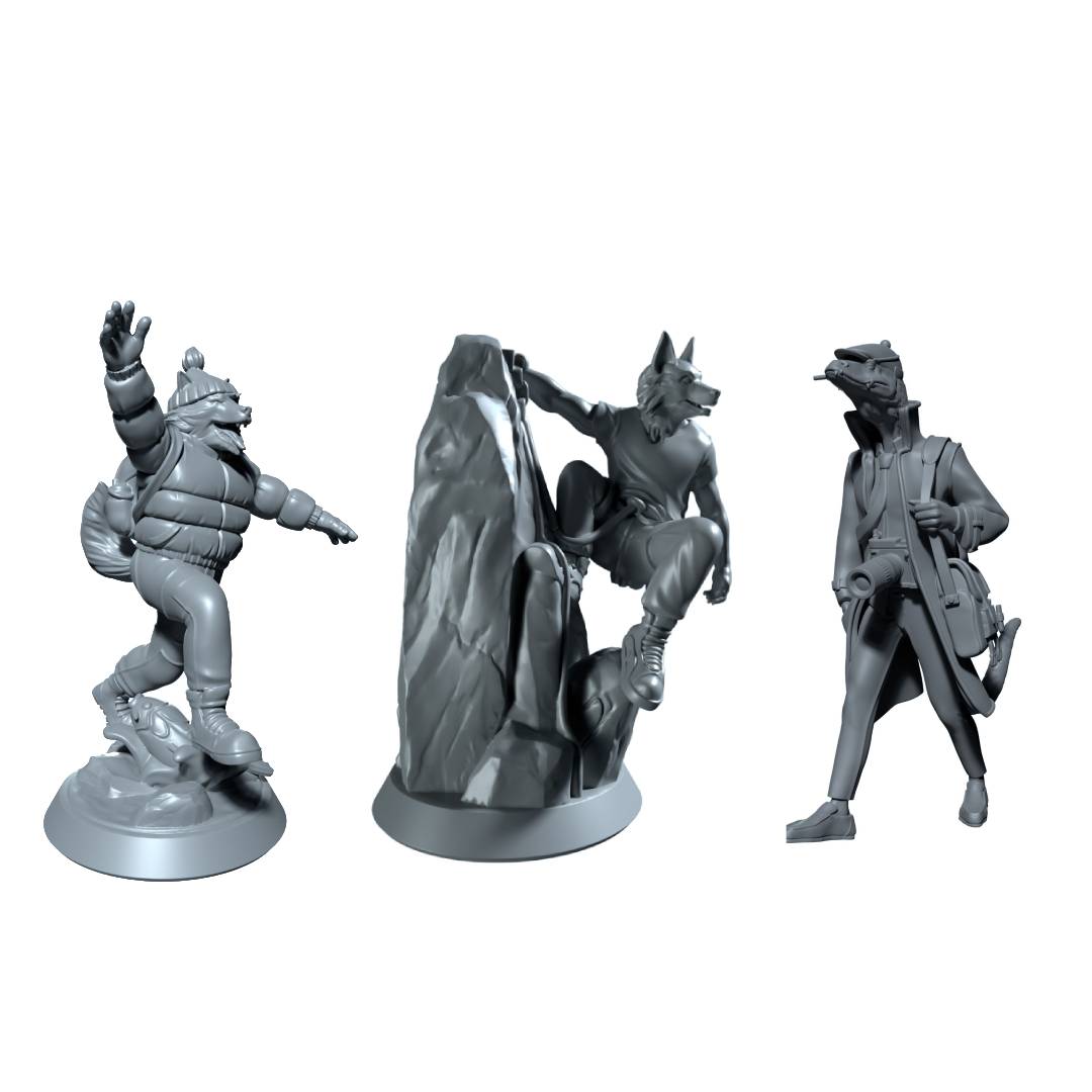STL Personajes Salvajes 1